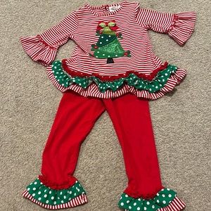 Christmas outfit for toddler girl